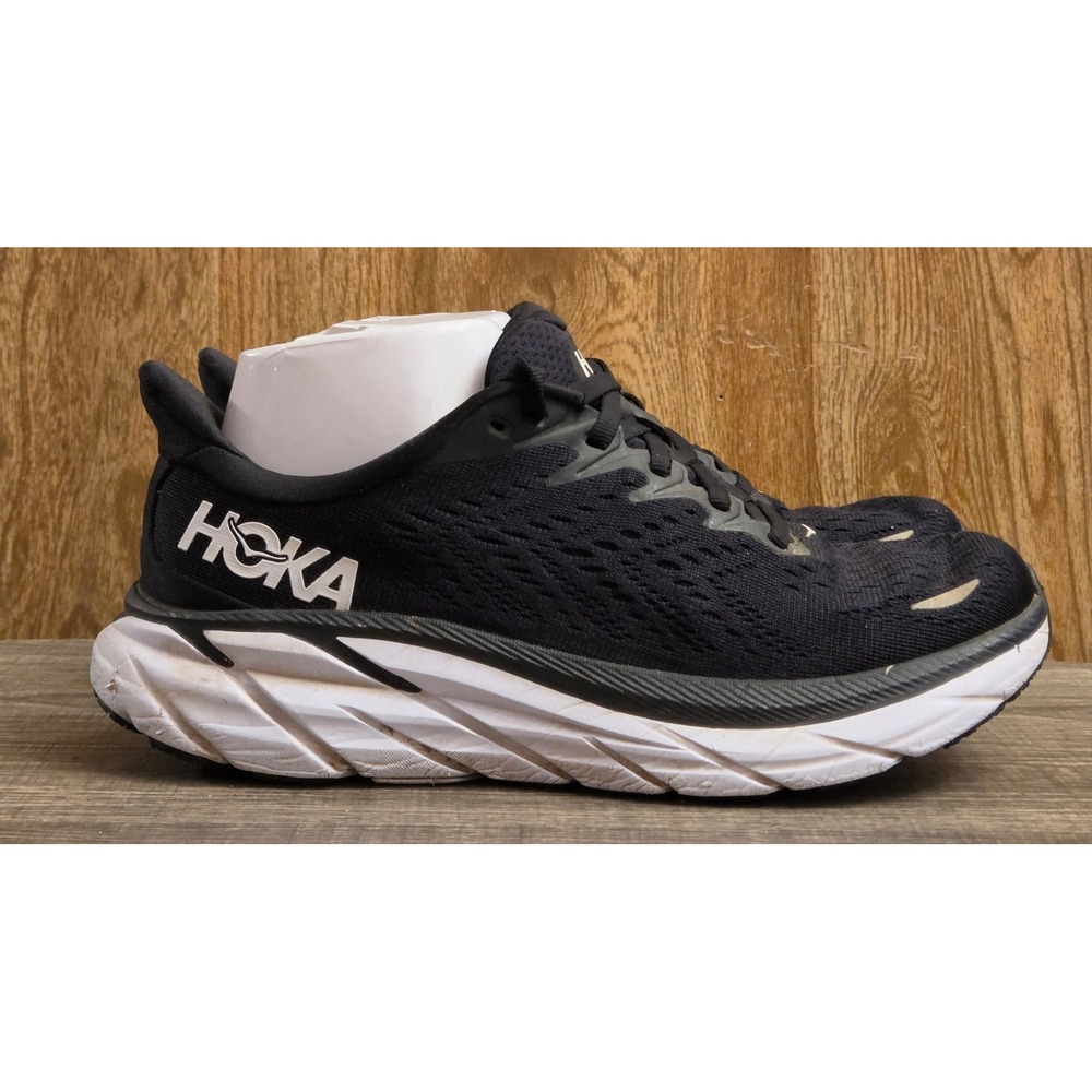 Hoka One One Clifton 8 Running Shoes Womens Size 6.5 Black